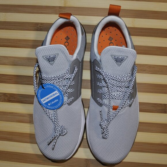 COLUMBIA 1927991-099 MENS Sz 9 TAMIAMI PFG OMNI SHIELD GRAY/ORANGE SHOES $90 NEW - Picture 4 of 7